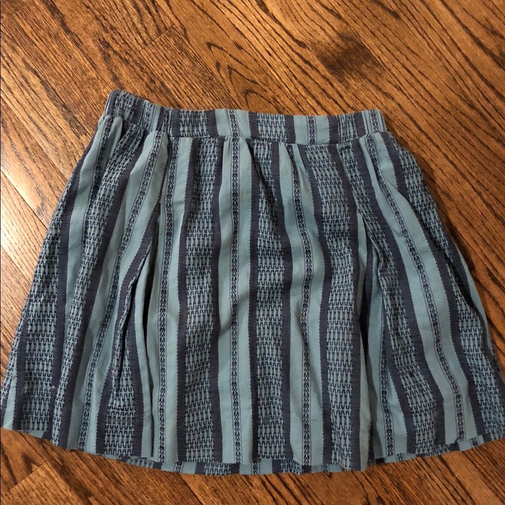 Anthropologie embroidered skirt